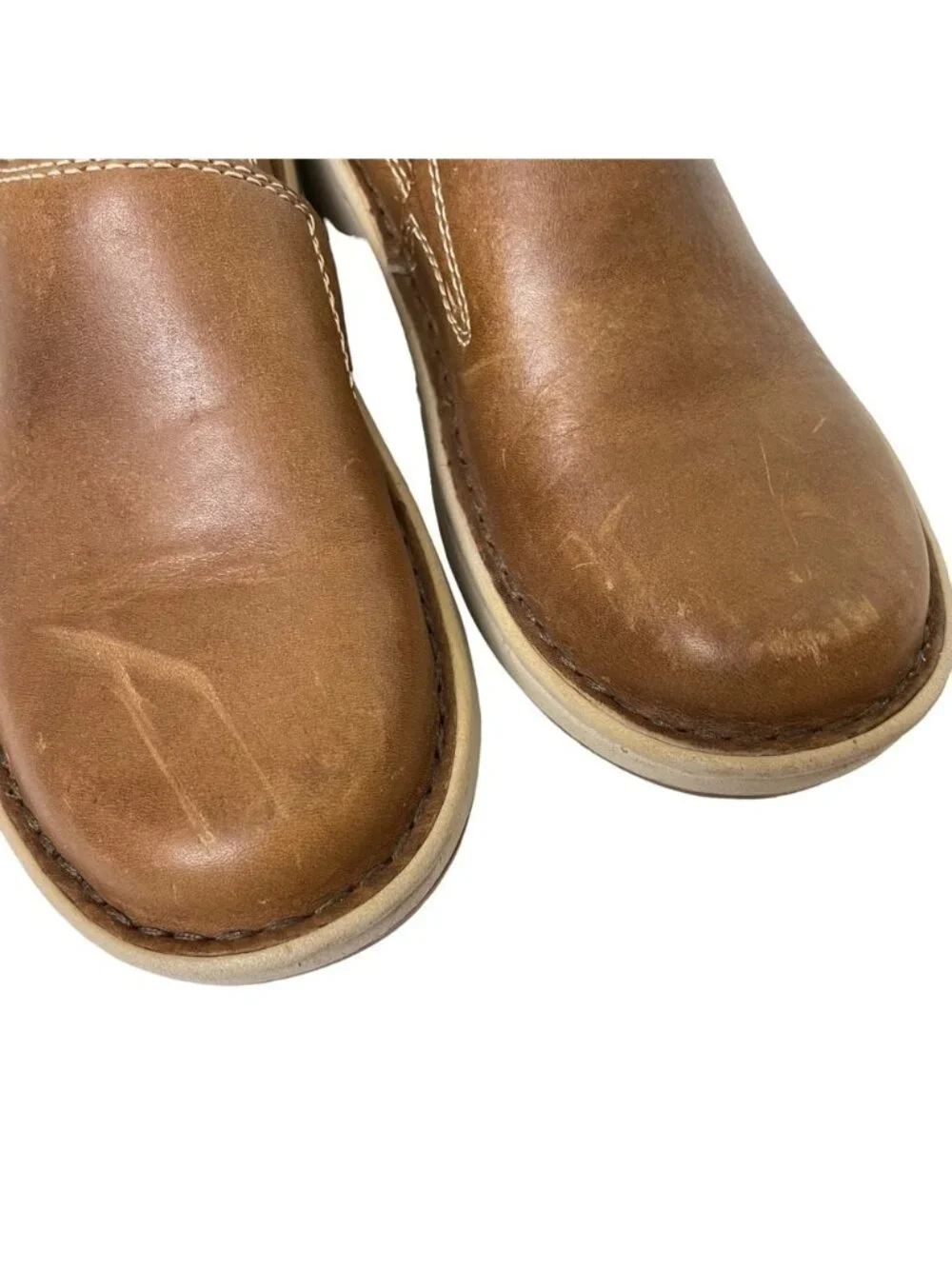 Chaco Zaagh Leather Loafers Gunnison Brown Shitake Slip-On Size 5